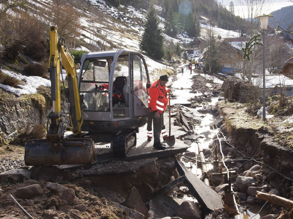 Menzenschwand nach dem Hochwasser