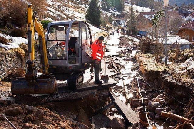 Schden nach Hochwasser in Menzenschwand grer als 1990