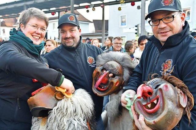 Fotos: Maskenabstauben und Ordensempfang in Rheinfelden