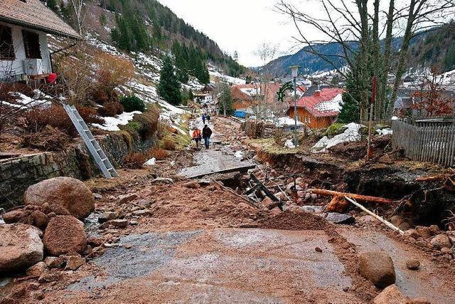 Spendenkonto soll Betroffenen nach Hochwasser und Erdrutsch in St. Blasien helfen