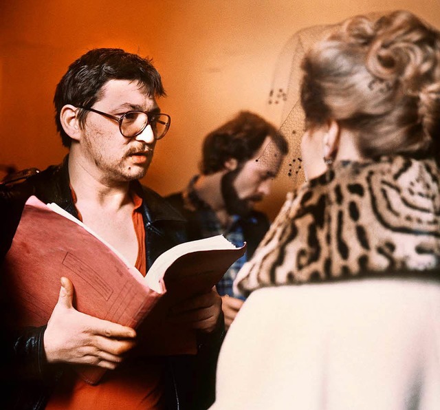 Rainer Werner Fassbinder  gibt Hanna S...em diese  die Titelheldin verkrperte.  | Foto: Istvan Bajzat