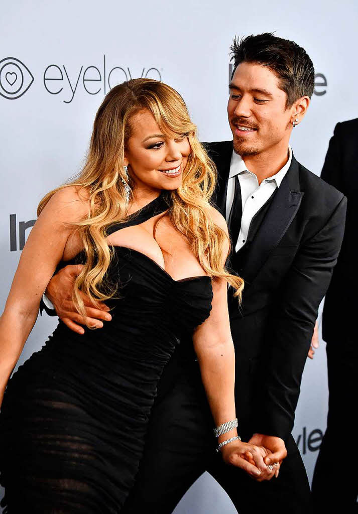 Mariah Carey und Begleiter Bryan Tanaka