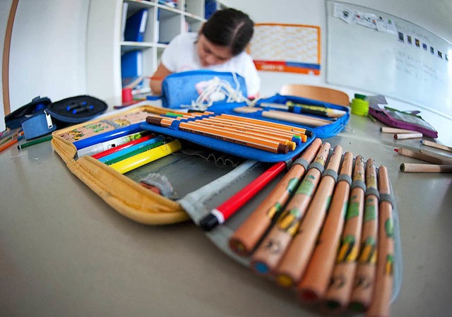 Schule war noch nie so sehr Privatsache in Freiburg wie derzeit.  | Foto: dpa