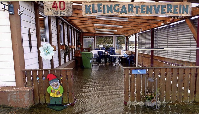 Unter dem Breg-Hochwasser zu leiden ha...wehr der Breg bei Allmendshofen sein.   | Foto: Privat