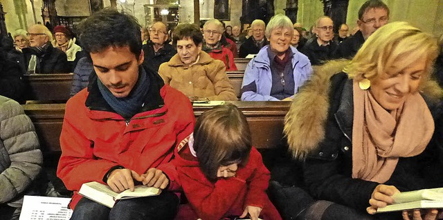 Vier Generationen nahmen am Weihnachts...en in der St.-Margarethen-Kirche teil.  | Foto: privat