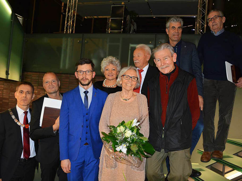 Erste Trger der Lisa Rees-Medaille und ihre Laudatoren