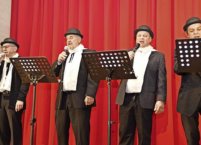 Der erste Hhepunkt der Hausener Fasna...Bhne in der Festhalle zu bewundern.    | Foto: Steinfelder