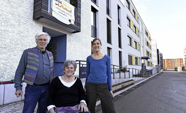 Zufriedene Syndikalisten: Horst Berg, ...nk und Petra Mller-Stolz (von links)   | Foto: Thomas Kunz