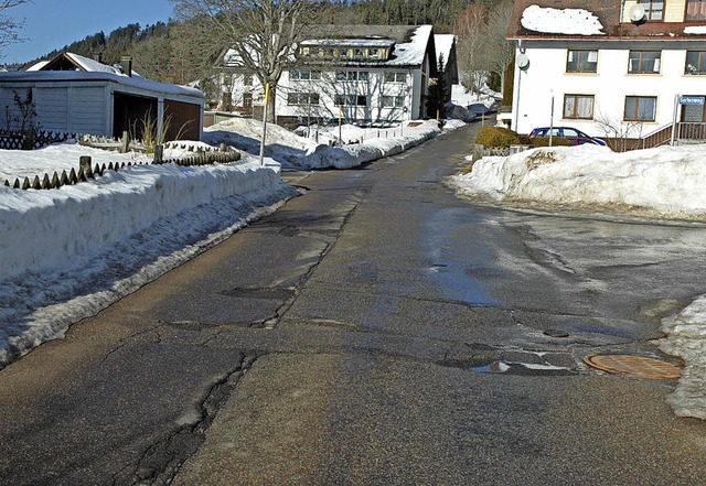 Die Sanierung des Blasiwaldweges (Arch...splan  der Gemeinde Husern zu Buche.   | Foto: Christiane Sahli