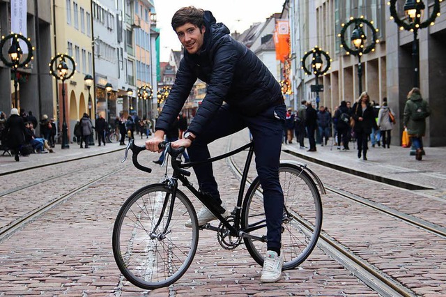 Ob Weihnachtszeit oder nher kommende ...enradsport, lsst sich nicht stressen.  | Foto: Christian Engel