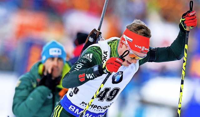 Tobias Reiter, der Co-Trainer der deut...Ruhpolding anfnglich etwas mde war.   | Foto: DPa