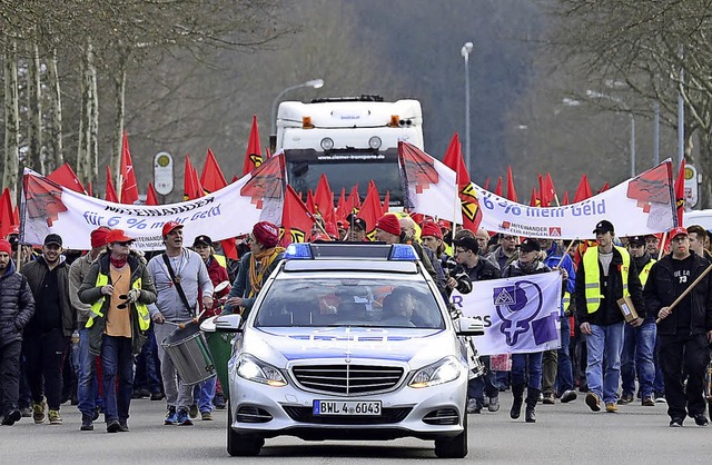 IG-Metall-Kundgebung in Freiburg  | Foto: Ingo schneider