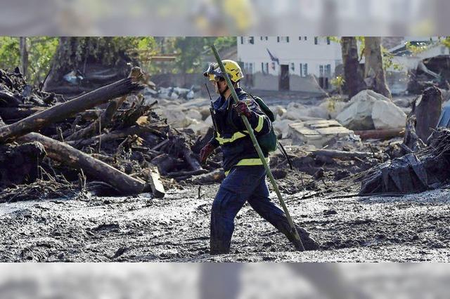 Schlammlawinen in Kalifornien