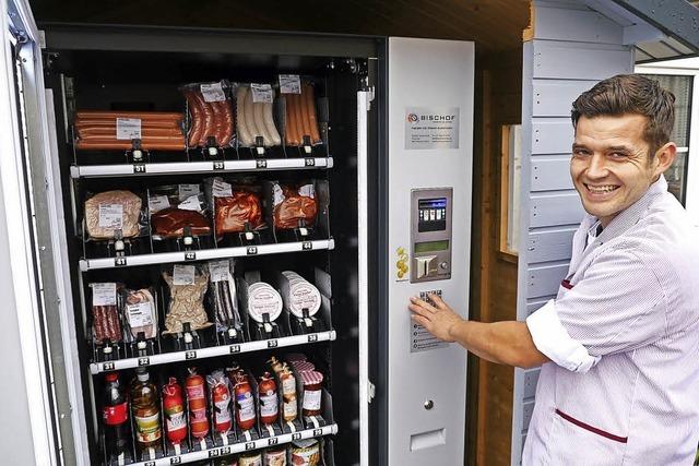 Endinger Metzgerei setzt auf Wurst- und Fleischautomat