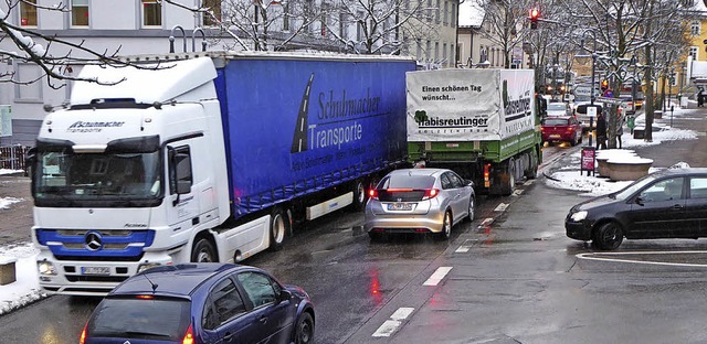 Binnen vier Jahren  soll die Hauptstrae entlastet werden.   | Foto: Stellmach