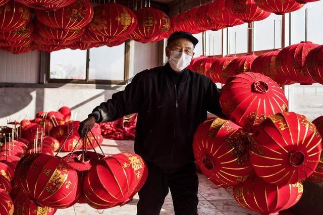 Vorbereitungen fr das chinesische Neujahrsfest