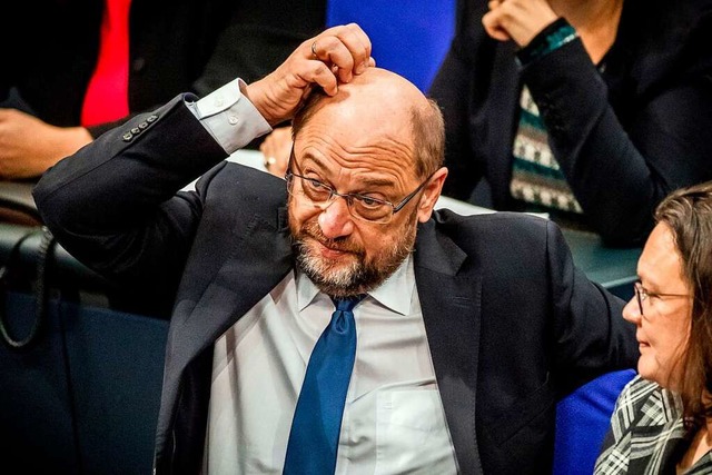Martin Schulz &#8211; SPD-Chef und Vornamensvetter des OB-Kandidaten.  | Foto: dpa