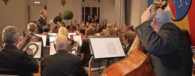 Die Emmendinger Stadtmusik sorgte fr den guten Ton.  | Foto: Gerhard Walser