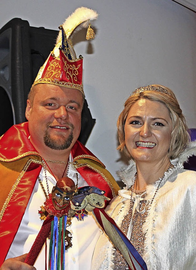 Die neuen Majestten: Prinzessin Lissy I. und Prinz Volker II.  | Foto: Jennifer Ruh