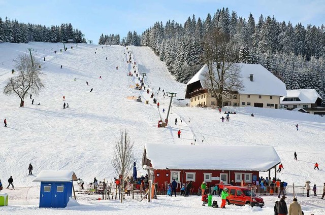 Die Schneeberglifte in Waldau  heute, 50 Jahre nach dem Bau der ersten Lifte    | Foto: Alexandra Wehrle