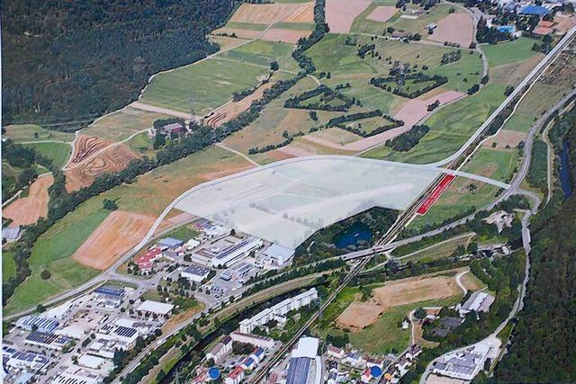 Der Anschluss des Zentralklinikums an die B 317 in Lörrach ist freigegeben