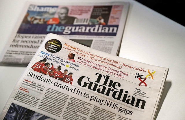 im Vordergrund: der neue Guardian   | Foto: AFP