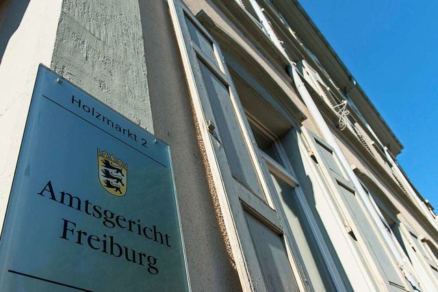 Das Amtsgericht Freiburg war ebenso mit dem Fall befasst...  | Foto: dpa