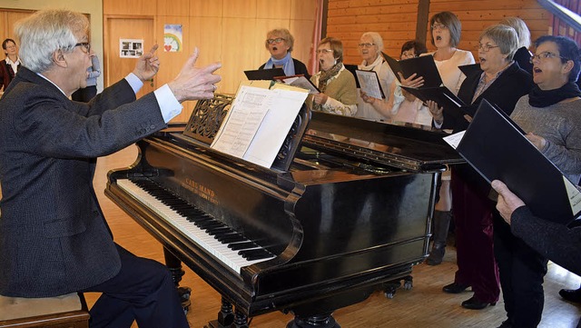 Zum Neujahrsempfang stimmte der Kirche...ste musikalisch auf das neue Jahr ein.  | Foto: Cecile Buchholz