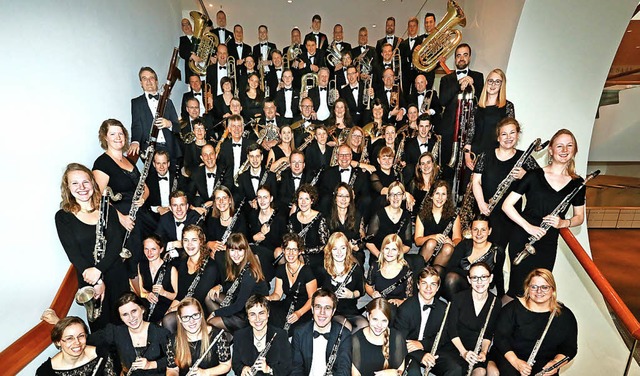 Das Freiburger Blasorchester macht den...Doppelkonzert am Samstag in Staufen.    | Foto: privat
