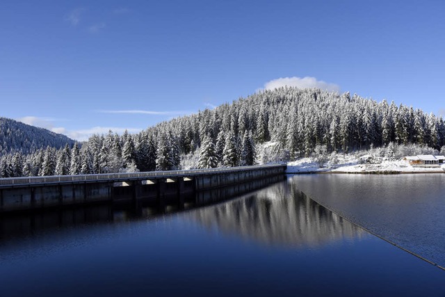 Die Staumauer beim Schluchsee  | Foto: Siegfried Gollrad