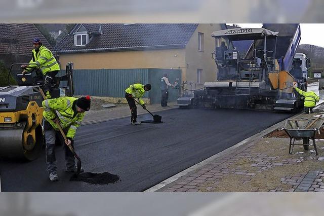 Straensanierung macht Fortschritte