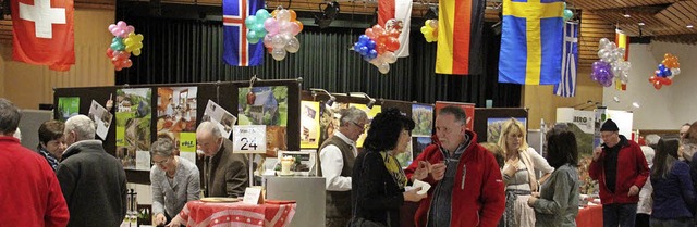 Viele europische Lnder prsentieren ...ntag in der Stadthalle in Schopfheim.   | Foto: M. Weber