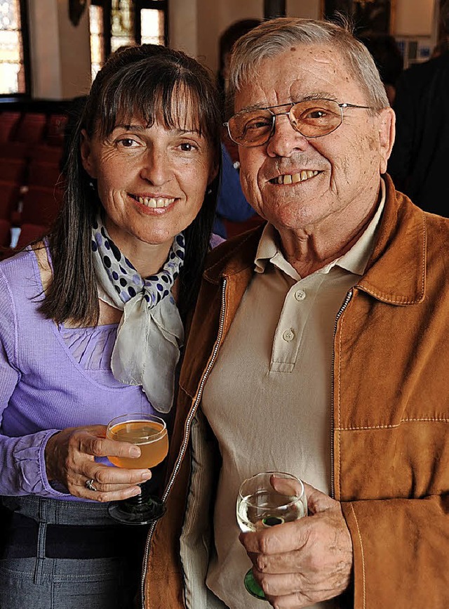 Maryvonne und Alfred Walter 2009 beim ...t zum 50-jhrigen Jubilum in Freiburg  | Foto: eggstein