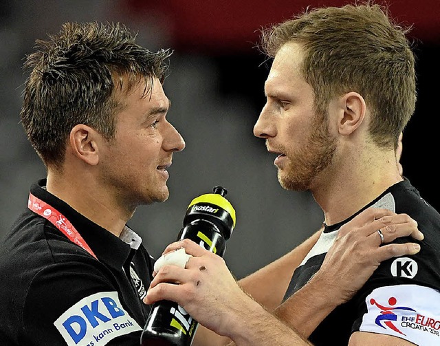 Trainer Christian Prokop (links)  mit  Steffen Weinhold   | Foto: dpa