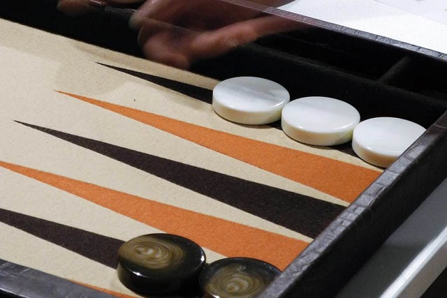 Ein Backgammon-Spiel.  | Foto: Sophia Hesser