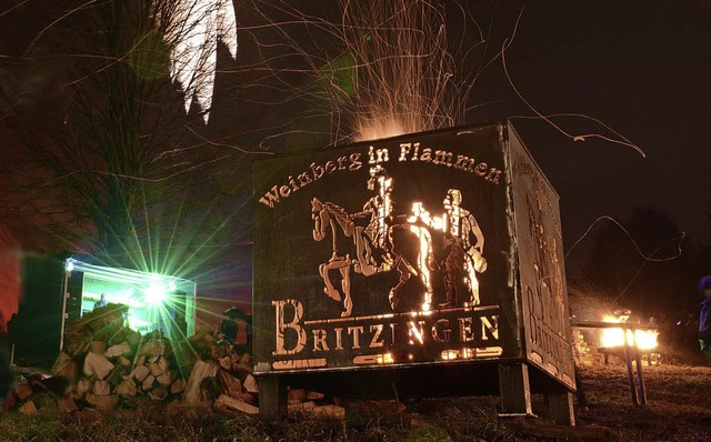 Oberhalb von Britzingen kommt es bei &...n&#8220; wieder zum Lichterspektakel.   | Foto: WG Britzingen