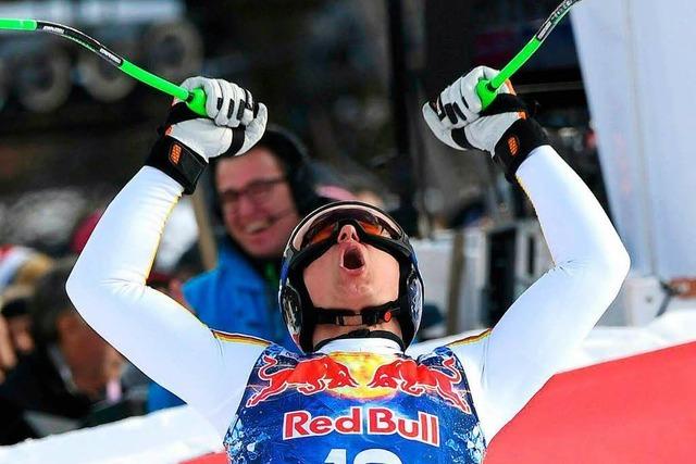 Skirennfahrer Dreßen feiert historischen Abfahrts-Coup in Kitzbühel