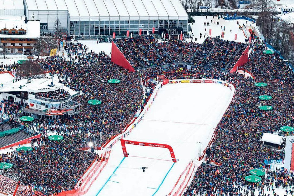 Thomas Dreßen gewinnt die Hahnenkamm-Abfahrt in Kitzbühel. (Foto: AFP) Thomas Dreßen gewinnt die Hahnenkamm-Abfahrt in Kitzbühel. (Foto: AFP)