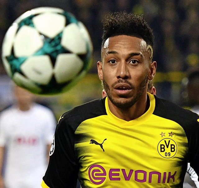 Exzentriker  Pierre-Emerick Aubameyang...u viele Freunde bei Borussia Dortmund.  | Foto:  afp