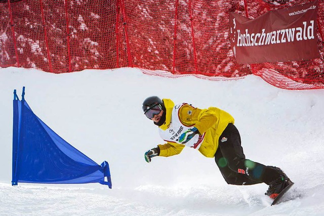 Paul Berg, Snowboardcrosser vom SC Konstanz und Olympia-Kandidat fr Pyeongchang  | Foto: Baschi Bender