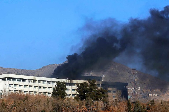 Taliban-Kmpfer haben beim berfall au...fenbar gezielt Auslnder tten wollen.  | Foto: dpa