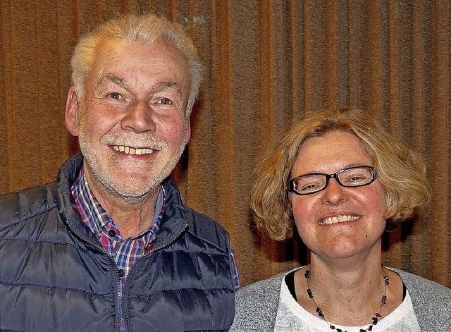 Hans-Peter Hensle ist neuer Vorsitzend...ike Hug verstrkt das Vorstandsteam.    | Foto: Monika Hofmeier