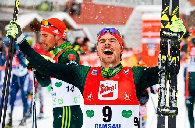 Fabian Riele aus St. Mrgen hat beste...chancen in der Nordischen Kombination.  | Foto: AFP