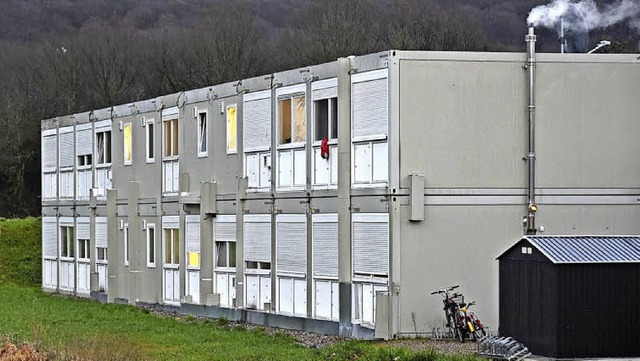 Die Container wurden im Dezember 2015 ...ie waren als Notunterkunft konzipiert.  | Foto: Andrea Steinhart