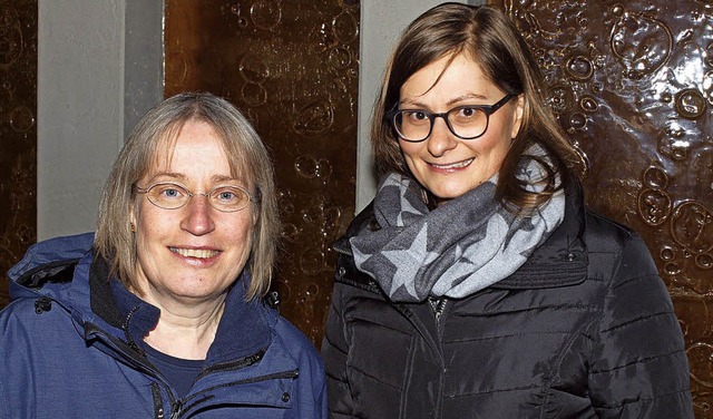 Neu  im Amt: Susanne Drle (rechts) und Silke Kaltenhuser   | Foto: Haberer