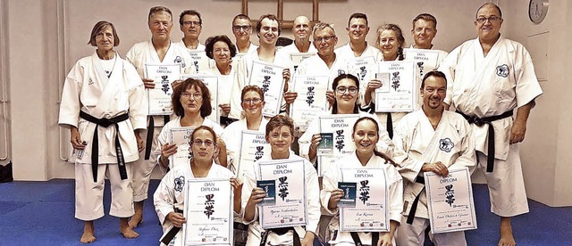 Die erfolgreichen Karateka des Budocenters Steinen-Maulburg-Wiesental  | Foto: ZVG