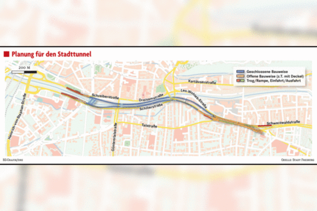 Planung fr das Groprojekt Stadttunnel beginnt