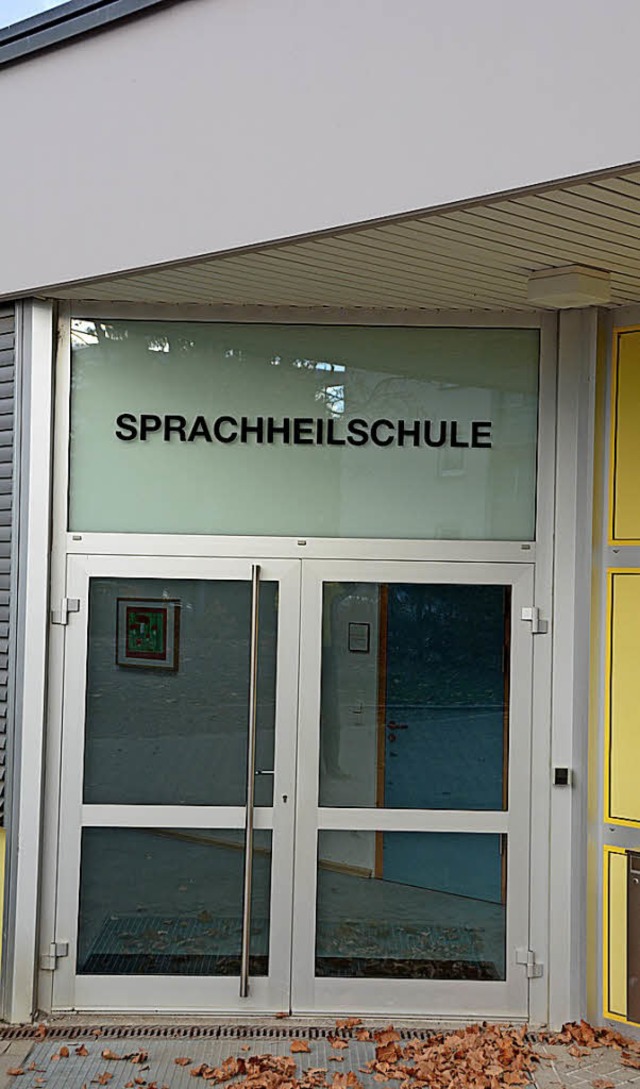 Die Sprachheilschule bleibt in der Stadt.   | Foto: Lauber