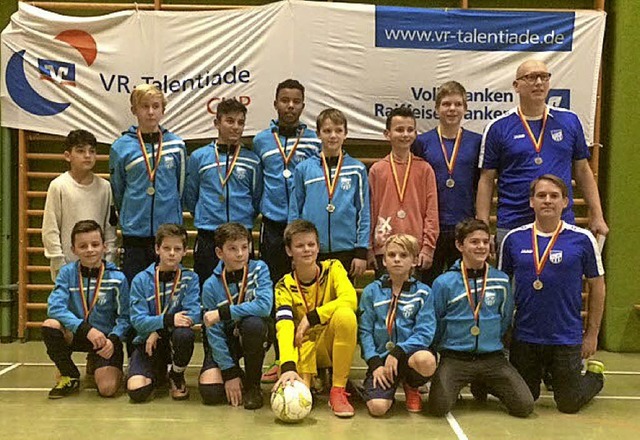 Die D-Jugend des FC Waldkirch  wurde V...isterschaften der Futsal-Hallenrunde.   | Foto: Johannes Hauptmann/FCW-Jugend