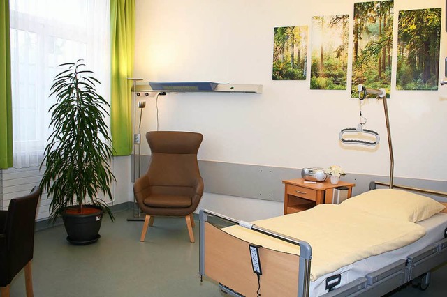 Vom Flair eines Krankenhauses weitgehe... einen wrdigen Abschied ermglichen.   | Foto: Anja Bertsch